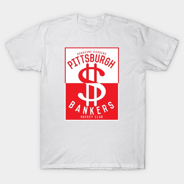 The Pittsburgh Bankers Hockey Club T-Shirt by unsportsmanlikeconductco